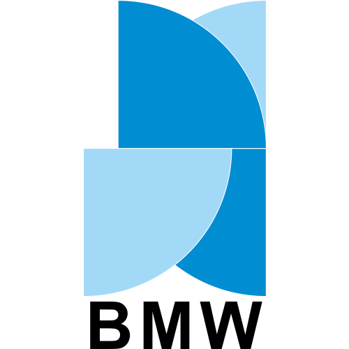 Autocollant Bmw Bleu