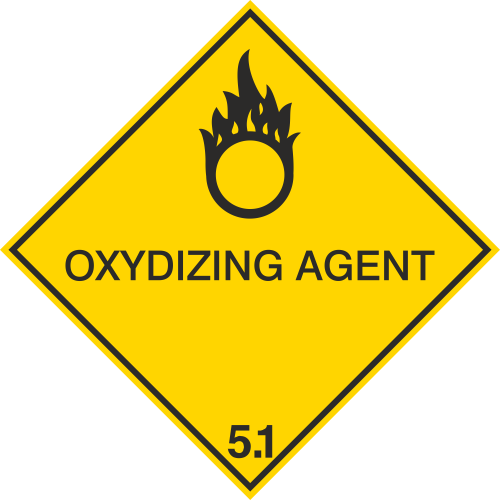 Autocollant Transport Maritime Comburant