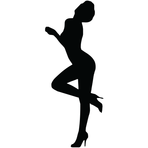 Sticker Silhouette Femme Sexy