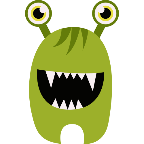 Autocollant Monstre Enfant 31