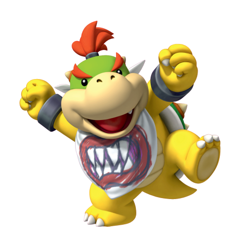 Autocollant Mario Bowser