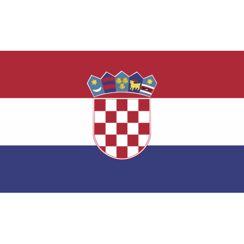 Autocollant Drapeau Croatie
