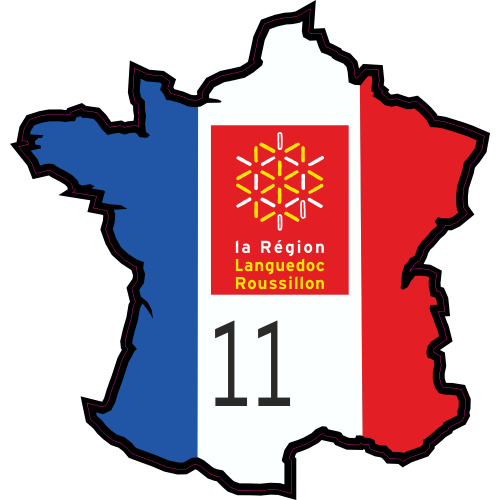 Autocollant Aude (languedoc Rousillon)