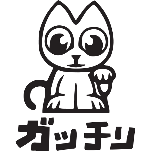 Sticker Lucky Cat