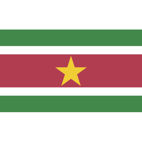 Autocollant Drapeau Suriname