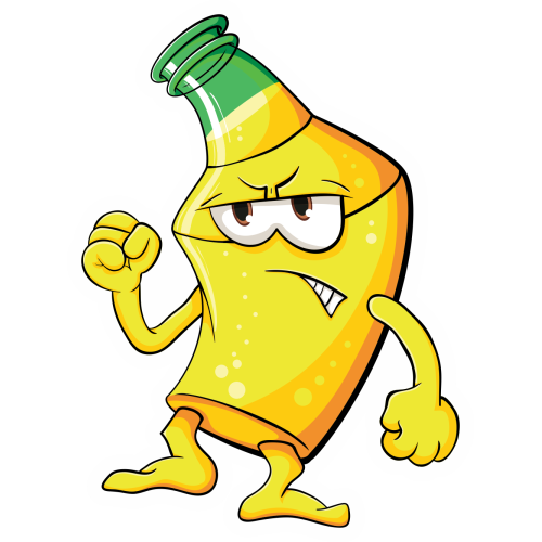 Autocollant Boisson Mascotte 5