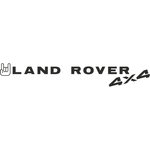 Sticker Land Rover 4x4