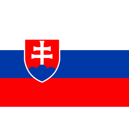 Autocollant Drapeau Slovaquie