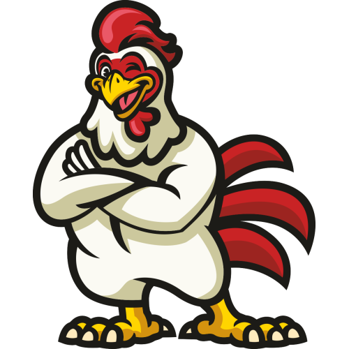 Autocollant Animaux Coq 2