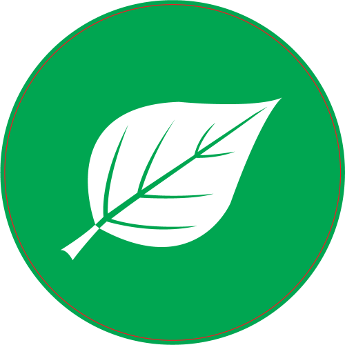 Autocollant Panneau Vert Feuille