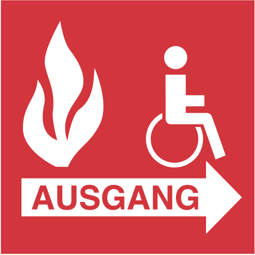 Autocollant Panneau Indication Incendie Sortie De Secours Exit