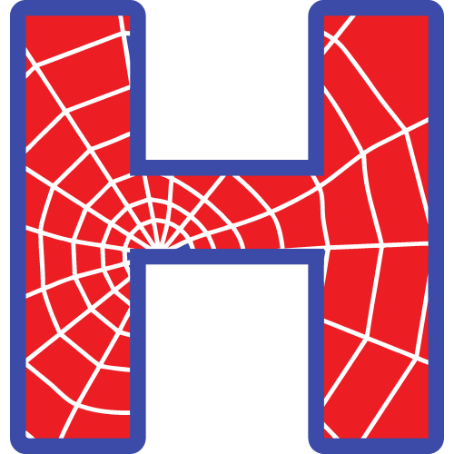 Sticker Lettrage Spider Man H