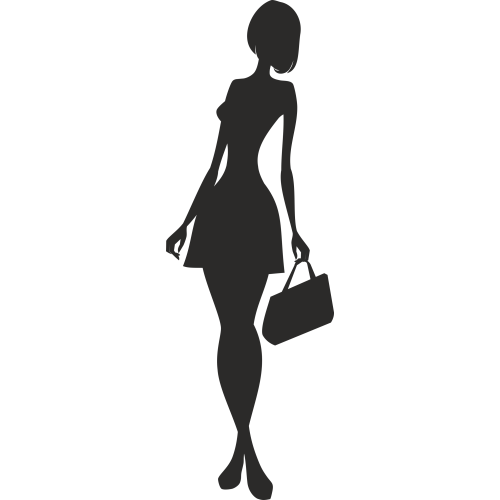 Sticker Soldes Femmes Shopping 3