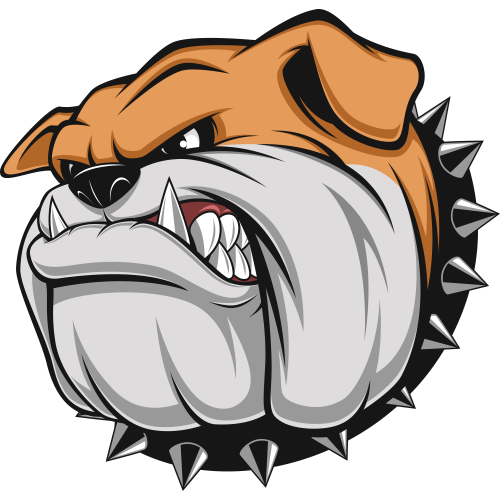 Autocollant  Chien Colère