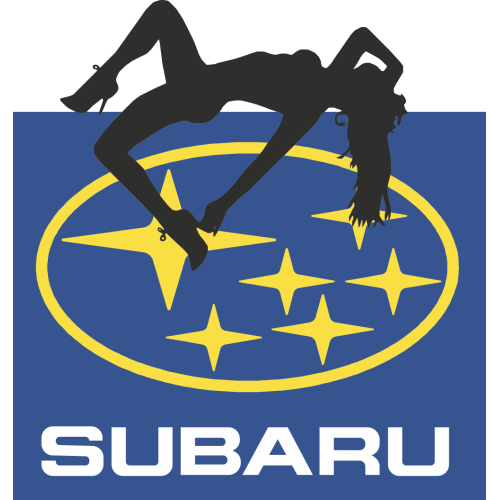 Autocollant Sexy Logo Subaru