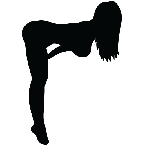 Sticker Silhouette Femme Sexy