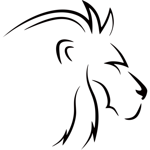 Sticker Te?te De Lion Design