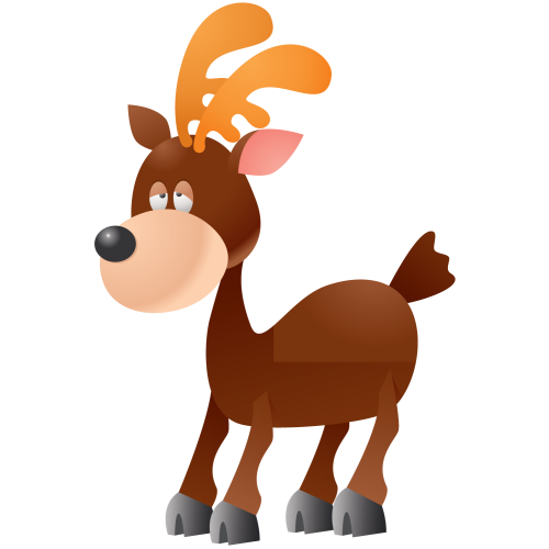 Autocollant Renne 2 Pour Enfants