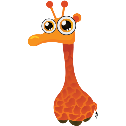 Autocollant Girafe Pour Enfants