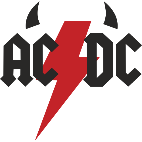Autocollant Acdc Devil