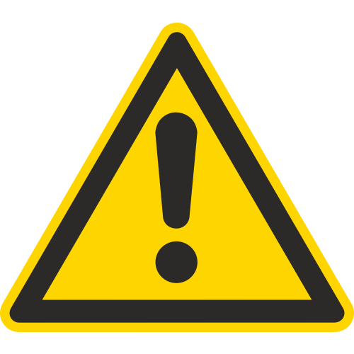 Autocollant Danger Général