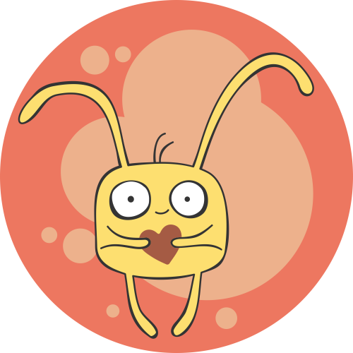 Autocollant Bd 7 Lapin Coeur