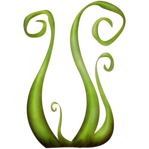 Autocollant Enfants Plante Verte