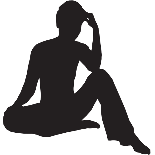 Sticker Silhouette Femme Sexy 49