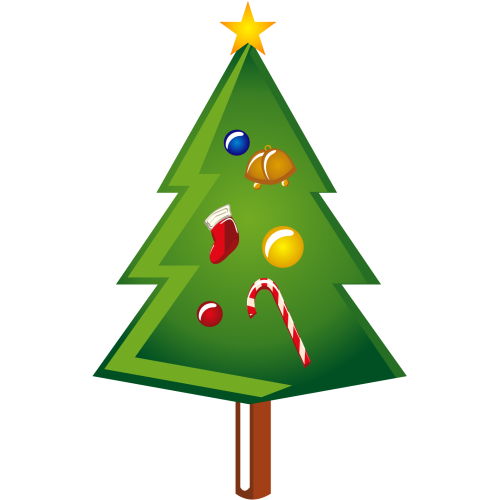 Autocollant Déco Noel Sapin Avec Etoile