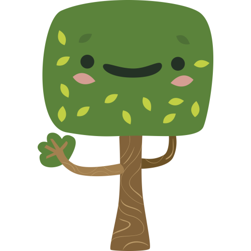 Autocollant Arbre Rigolo Enfant