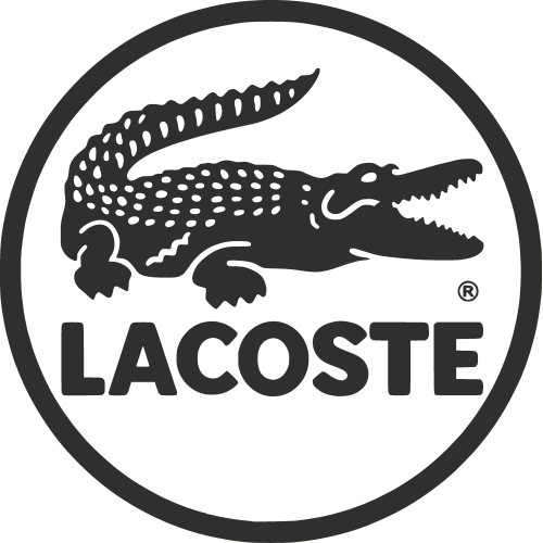 Sticker Lacoste Fond Blanc