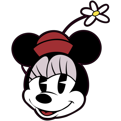 Autocollant Tete Minnie Original