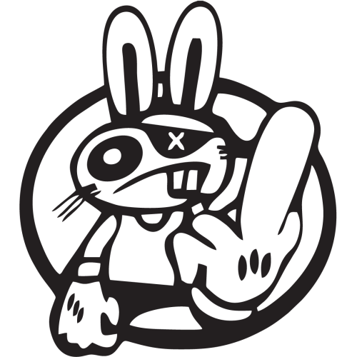 Sticker Rabbit Fuck