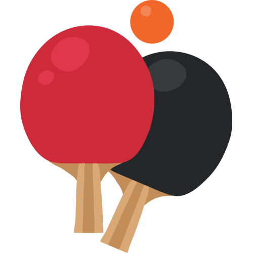 Autocollant Métier Loisirs Sport Ping Pong