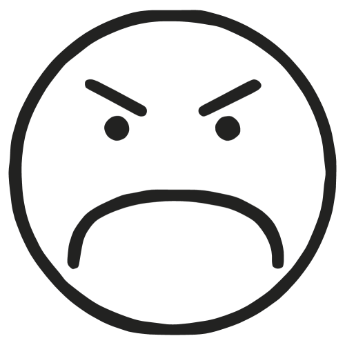 Sticker Smile Pas Content