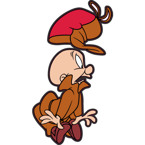 Autocollant Elmer Fudd