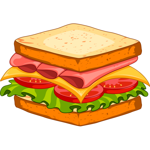 Autocollant Fast Food Sandwich 13