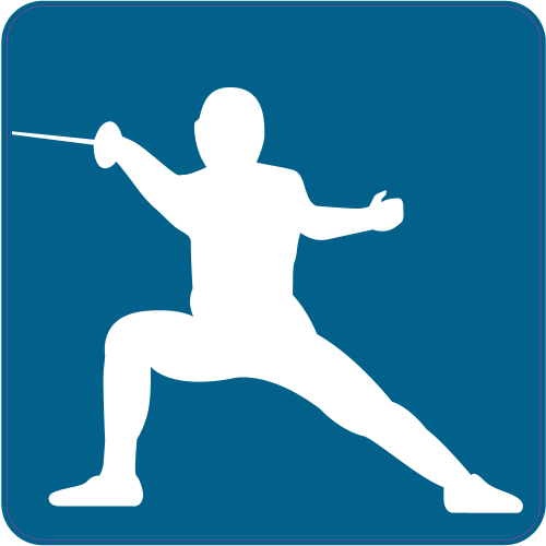 Autocollant Escrime A