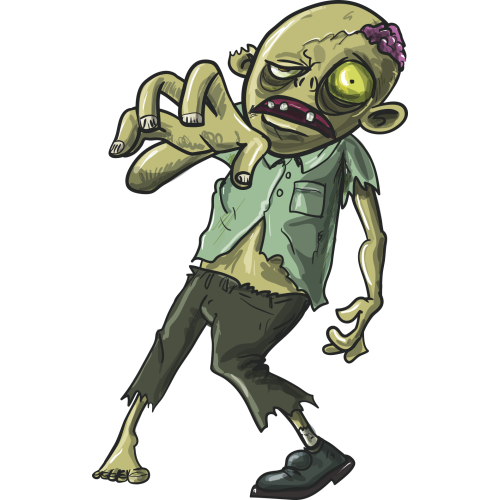 Autocollant Zombie
