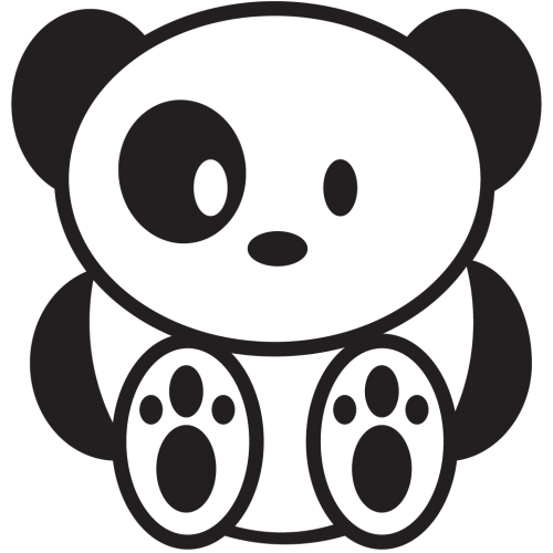 Sticker Jdm Cute Panda