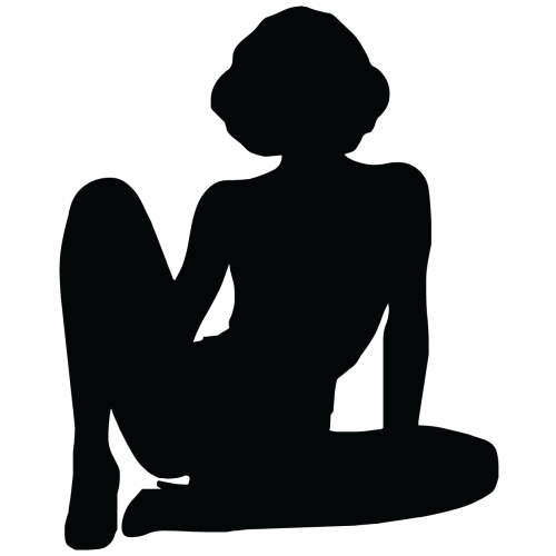 Sticker Silhouette Femme Sexy