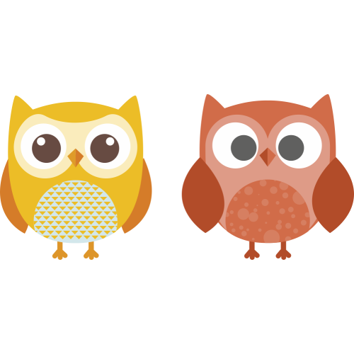 Autocollant Animaux Chouette