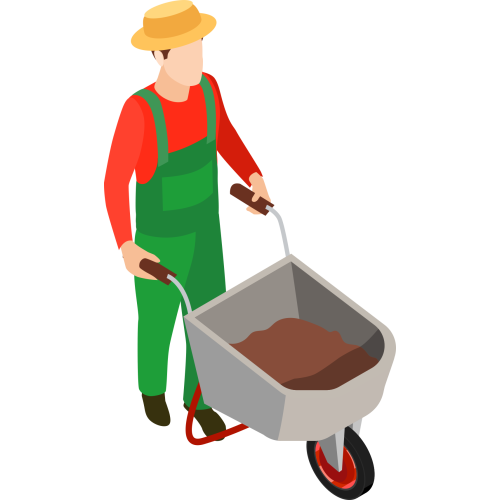 Autocollant Métier Nature Jardinier 12