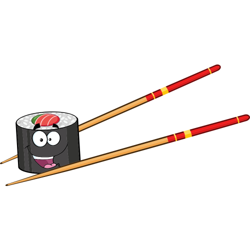 Autocollant Sushi Mascotte 1