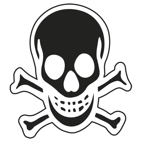 Sticker Tete De Mort