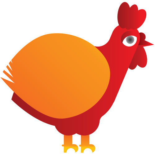 Autocollant Poule Pour Enfants