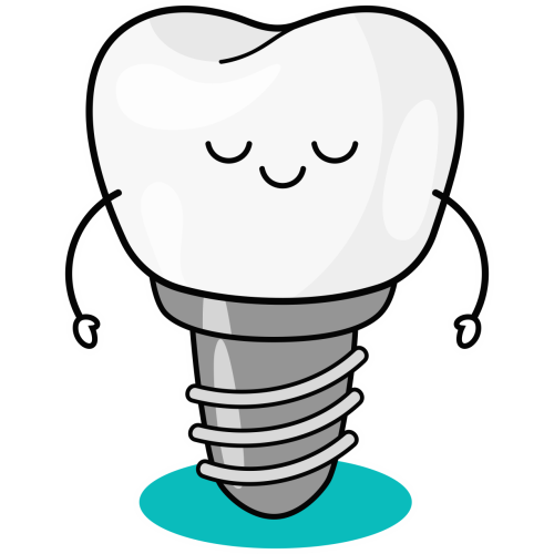 Autocollant Logo Dentiste Dent 1