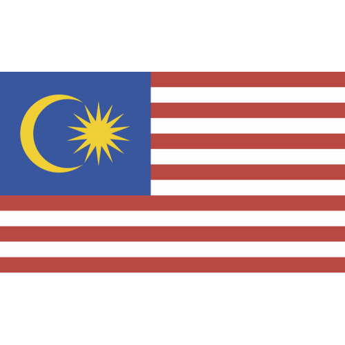 Autocollant Drapeau Malaisie