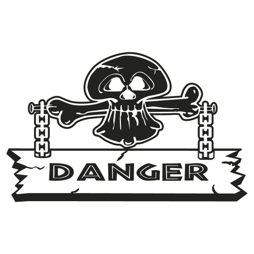 Sticker Tete De Mort