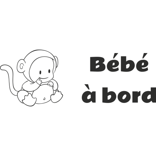 Sticker Bébé à Bord Bébé